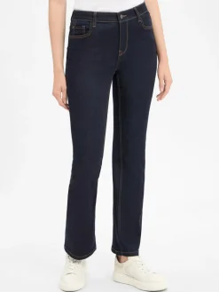 Marie Lund Jeans<Damen Bootcut Jeans marine uni