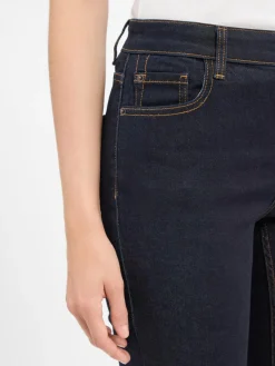 Marie Lund Jeans<Damen Bootcut Jeans marine uni