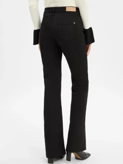 JOOP! Jeans<Damen Bootcut-Jeans - Miriam schwarz uni