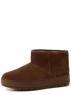 Tommy Hilfiger Boots & Stiefeletten<Damen Boots aus Leder cognac uni