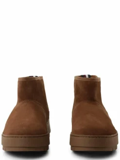 Tommy Hilfiger Boots & Stiefeletten<Damen Boots aus Leder cognac uni
