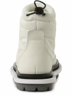 Tommy Jeans Boots & Stiefeletten<Damen Boots mit Leder-Anteil vanille uni