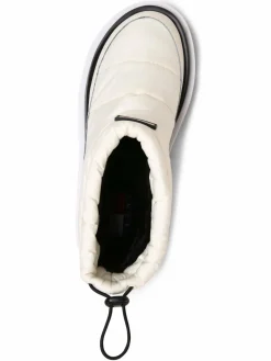 Tommy Jeans Boots & Stiefeletten<Damen Boots mit Leder-Anteil vanille uni