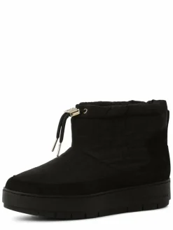 Tommy Hilfiger Boots & Stiefeletten<Damen Boots mit Leder-Anteil schwarz uni
