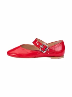 Lloyd Ballerinas<Damen Bootsschuhe rot uni