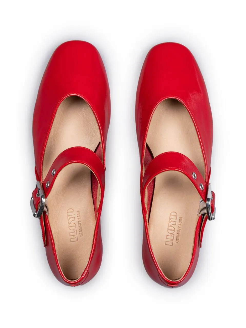 Lloyd Ballerinas<Damen Bootsschuhe rot uni