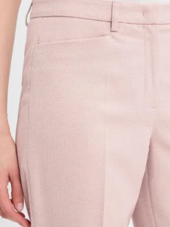 More & More Hosen<Damen Businesshose rosa strukturiert