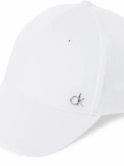 Calvin Klein Mützen & Hüte<Damen Cap - Metal Cotton weiß uni