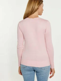 Usha Pullover & Strickjacken<Damen Cardigan rosa uni