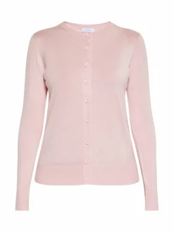 Usha Pullover & Strickjacken<Damen Cardigan rosa uni