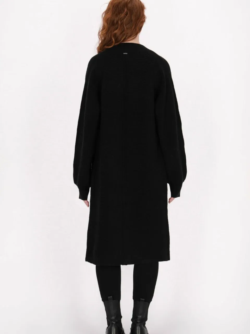 Dreimaster Pullover & Strickjacken<Damen Cardigan schwarz uni