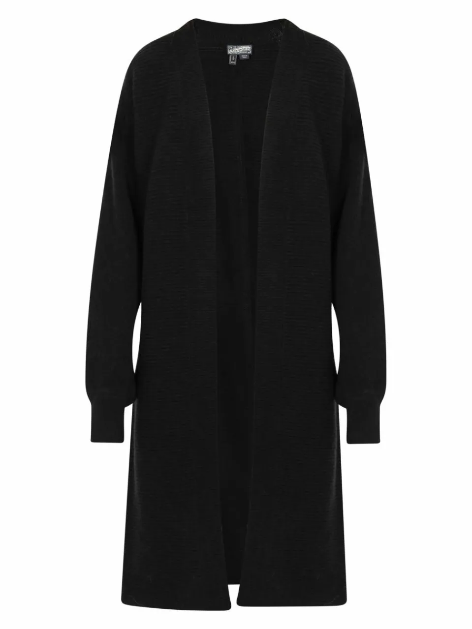 Dreimaster Pullover & Strickjacken<Damen Cardigan schwarz uni