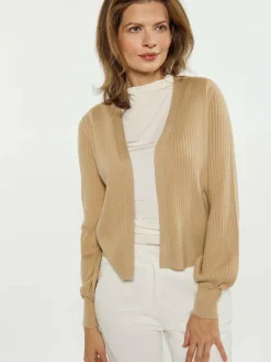 Usha Pullover & Strickjacken<Damen Cardigan beige uni