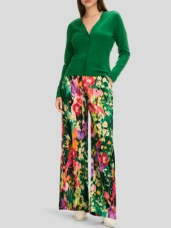 Marc Cain Pullover & Strickjacken<Damen Cardigan grün uni