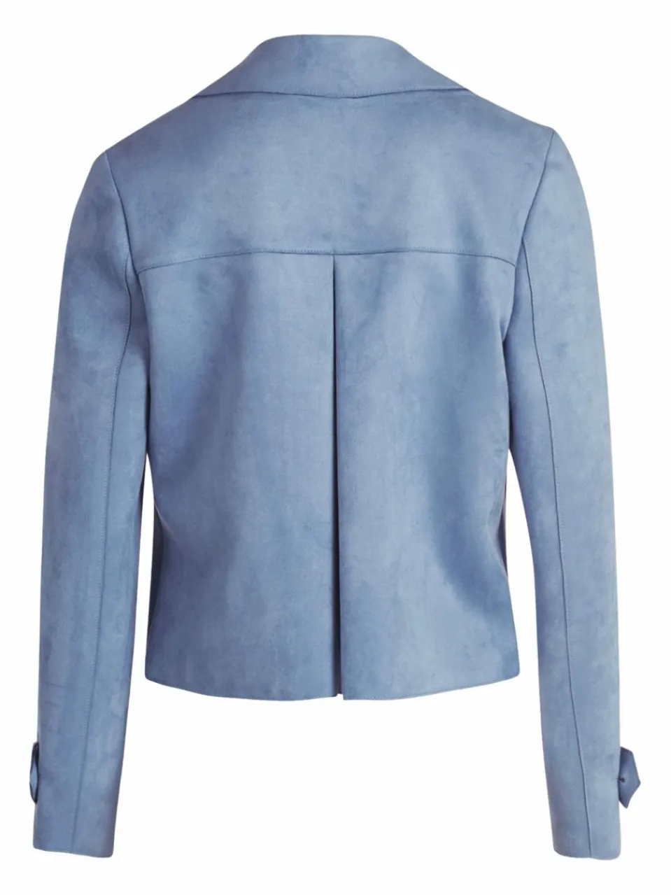 Cartoon Blazer<Damen Casual-Jacke blau uni