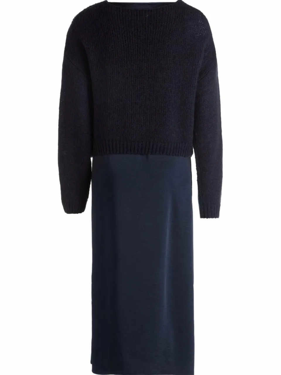 Vera Mont Kleider<Damen Casual-Kleid marine blau uni