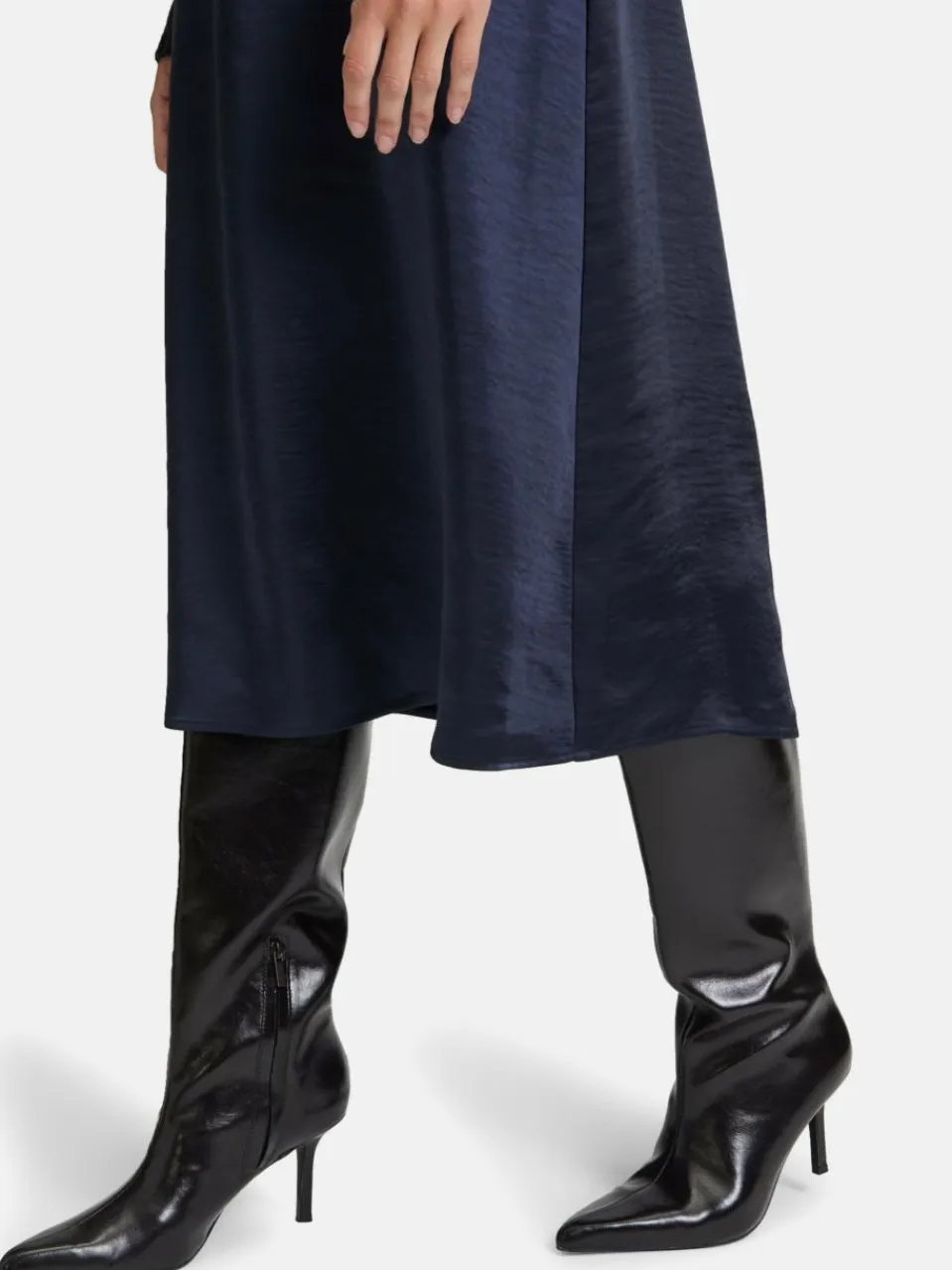 Vera Mont Kleider<Damen Casual-Kleid marine blau uni