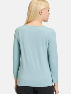 Betty & Co Shirts & Tops<Damen Casual-Shirt hellblau uni