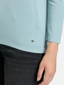 Betty & Co Shirts & Tops<Damen Casual-Shirt hellblau uni