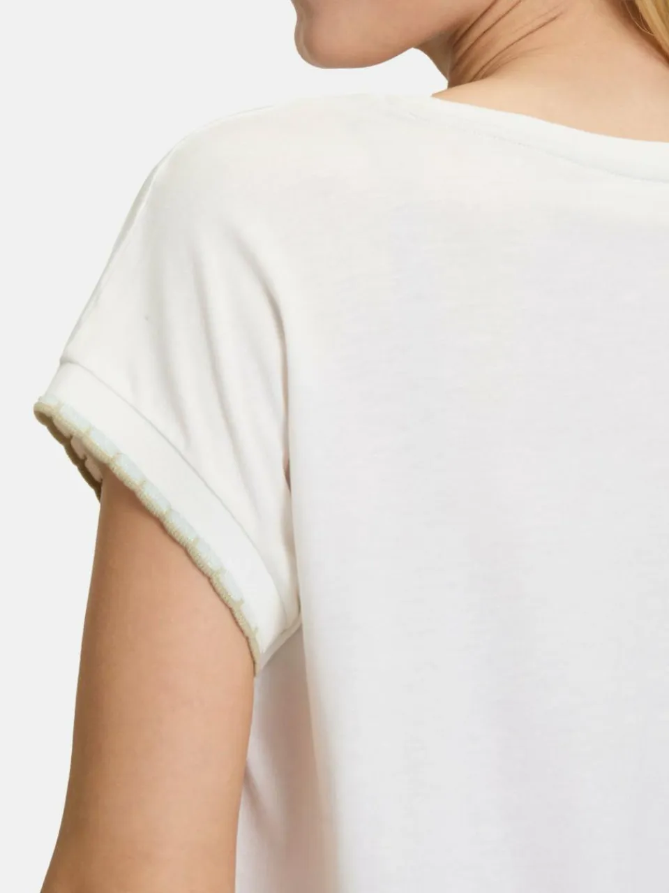 Cartoon Shirts & Tops<Damen Casual-Shirt weiß mehrfarbig bedruckt