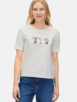 Betty & Co Shirts & Tops<Damen Casual-Shirt beige bedruckt