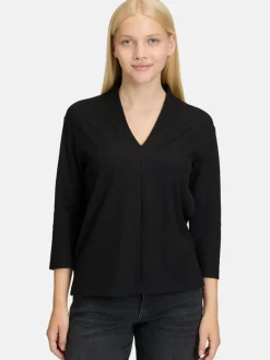 Betty & Co Shirts & Tops<Damen Casual-Shirt schwarz uni