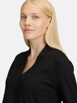 Betty & Co Shirts & Tops<Damen Casual-Shirt schwarz uni