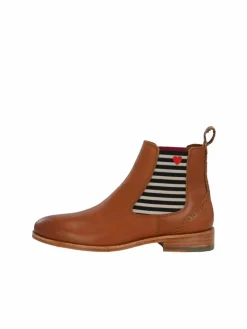 Crickit Boots & Stiefeletten<Damen Chelsea-Boots - SUVI cognac bedruckt