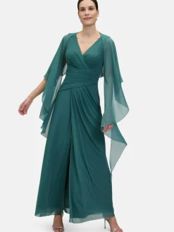 Vera Mont Pullover & Strickjacken<Damen Chiffonstola smaragd uni