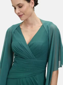 Vera Mont Pullover & Strickjacken<Damen Chiffonstola smaragd uni