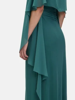 Vera Mont Pullover & Strickjacken<Damen Chiffonstola smaragd uni