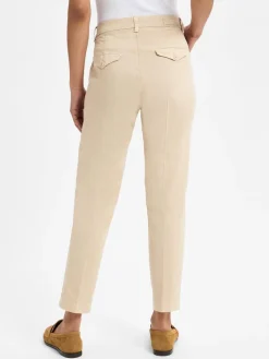 Cambio Hosen<Damen Chino beige uni