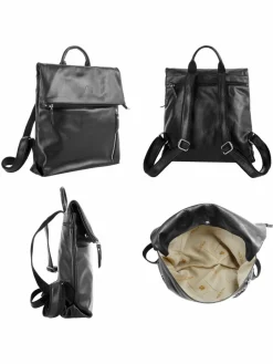 Cluty Taschen & Rucksäcke<Damen Cityrucksack schwarz uni