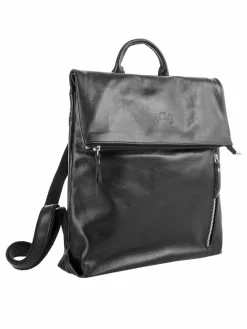 Cluty Taschen & Rucksäcke<Damen Cityrucksack schwarz uni