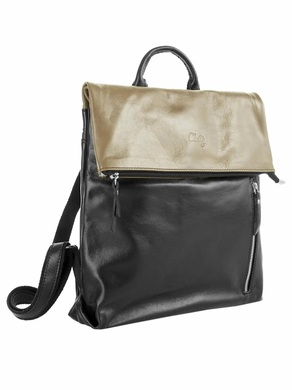 Cluty Taschen & Rucksäcke<Damen Cityrucksack beige uni