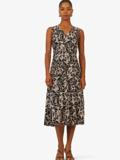 Kraimod Kleider<Damen Cocktailkleid pink gemustert