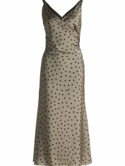 Vera Mont Kleider<Damen Cocktailkleid mehrfarbig gepunktet