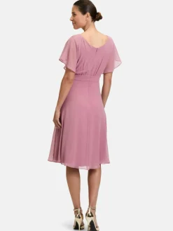 Vera Mont Kleider<Damen Cocktailkleid rosa altrosa uni