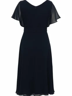 Vera Mont Kleider<Damen Cocktailkleid marine blau uni