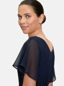 Vera Mont Kleider<Damen Cocktailkleid marine blau uni