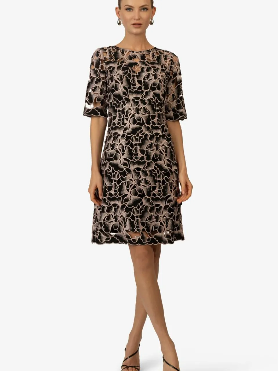 Kraimod Kleider<Damen Cocktailkleid pink gemustert