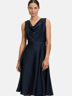 Vera Mont Kleider<Damen Cocktailkleid marine uni