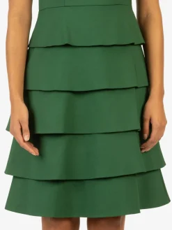 Kraimod Kleider<Damen Cocktailkleid grün uni