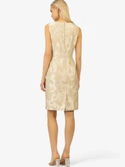 Kraimod Kleider<Damen Cocktailkleid gold gemustert