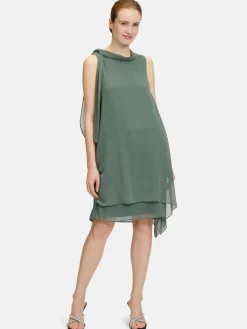 Vera Mont Kleider<Damen Cocktailkleid grün mint uni
