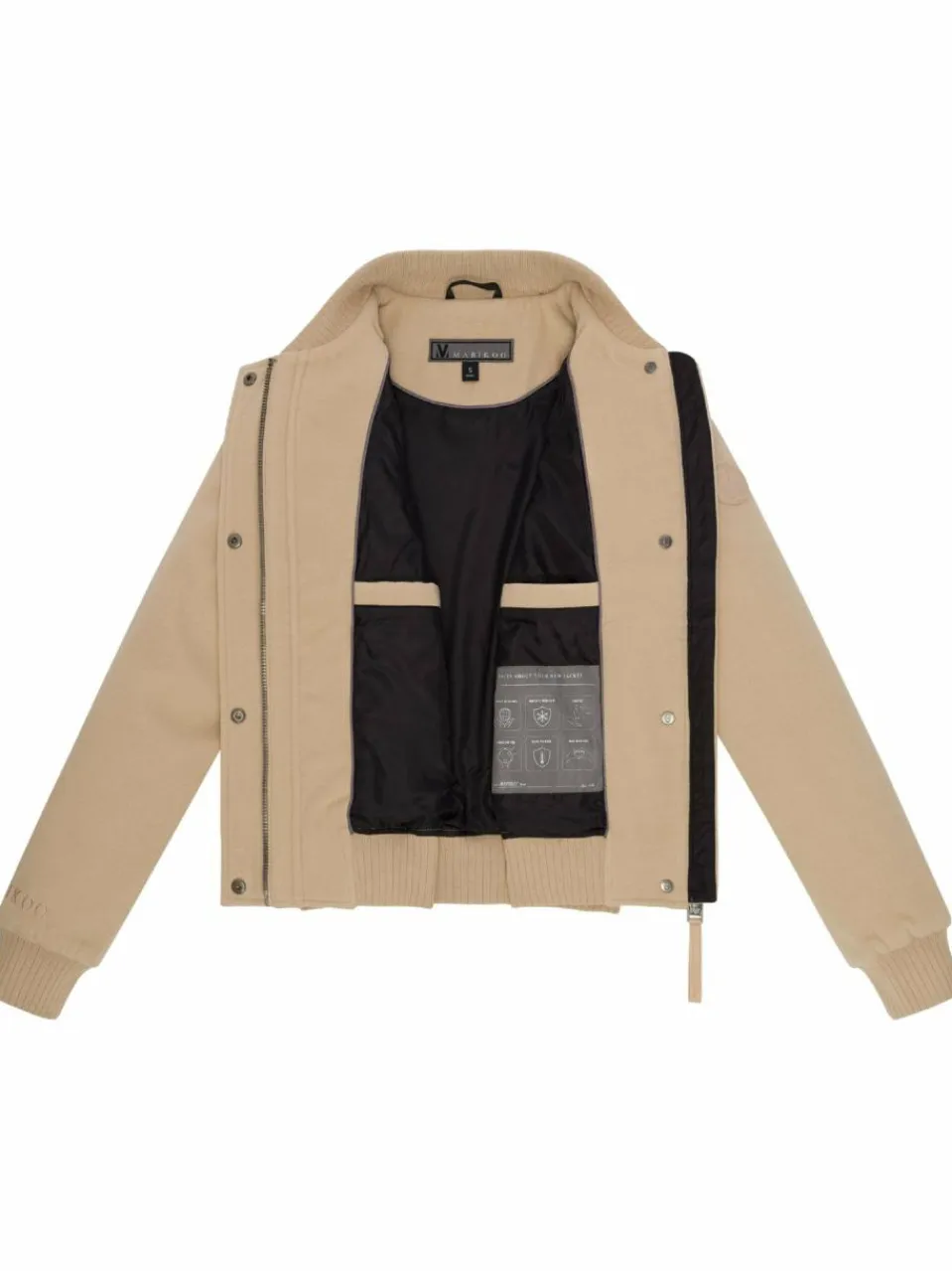 Marikoo Jacken & Westen<Damen Collegejacke - Zunaa 16 beige uni