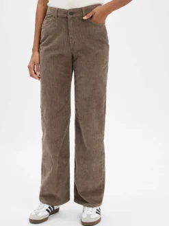 Noisy May Hosen<Damen Cordhose - NMYolanda taupe uni