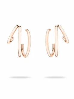 Echtzeit Schmuck<Damen Creole - Modern Lines roségold uni