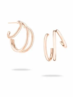 Echtzeit Schmuck<Damen Creole - Modern Lines roségold uni