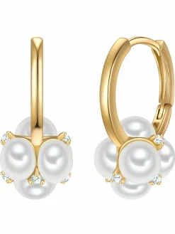 Yokoamii Schmuck<Damen Creolen gold uni